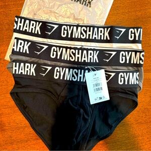 🔥NWT GYMSHARK BRIEFS 3-PACK / SIZE M 🔥